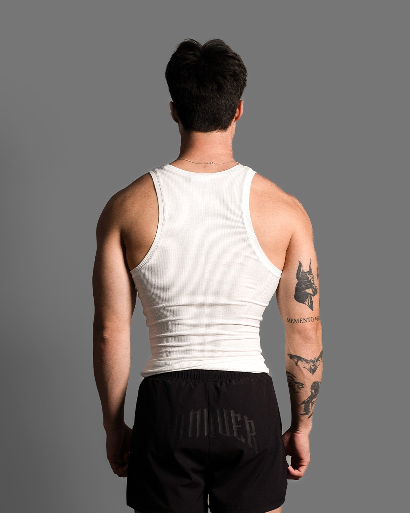 Men's white tank β 4U Activewear Essentials