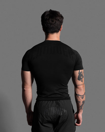 Men's Onyx Black compression tee 
