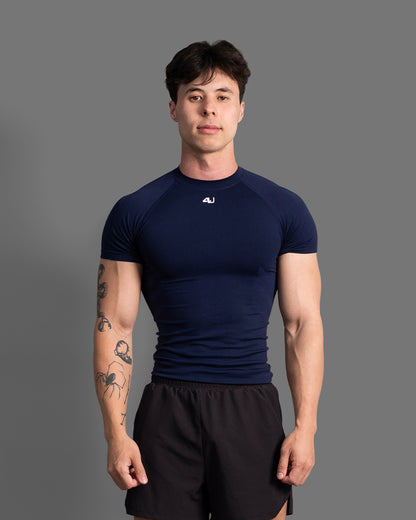 Men's Midnight Navy compression tee 