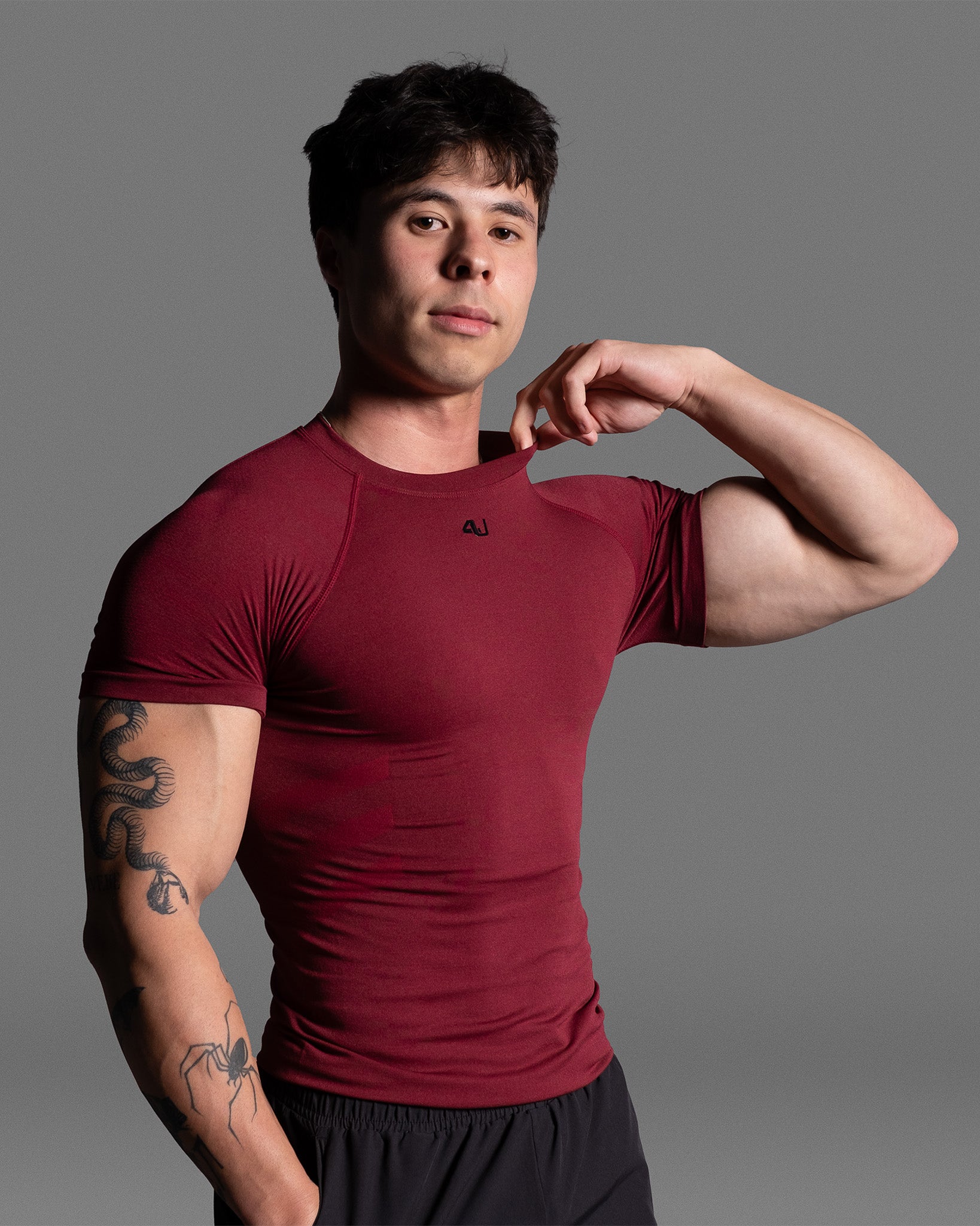 Men's Ox Blood compression tee 