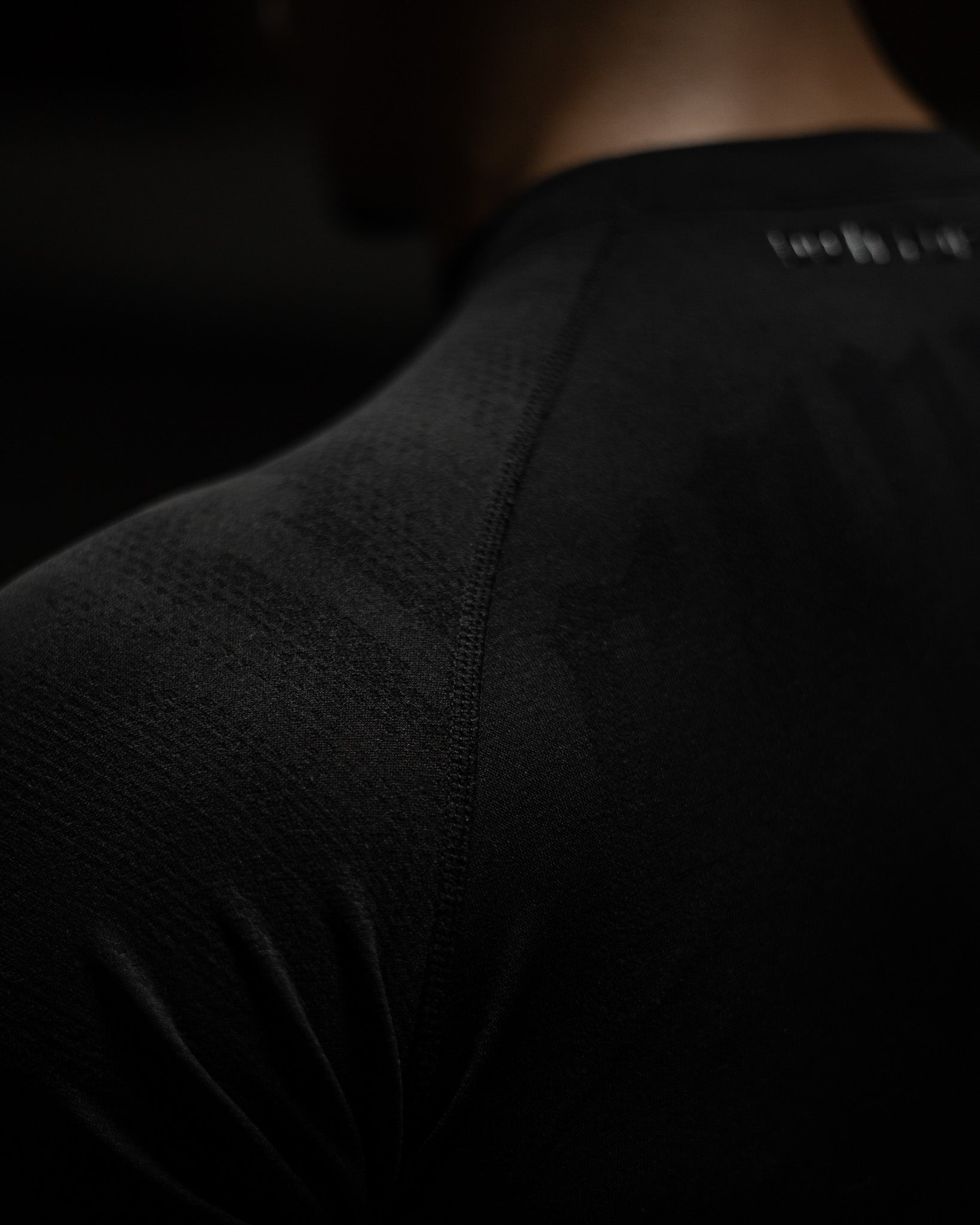 Men's Onyx Black compression tee 