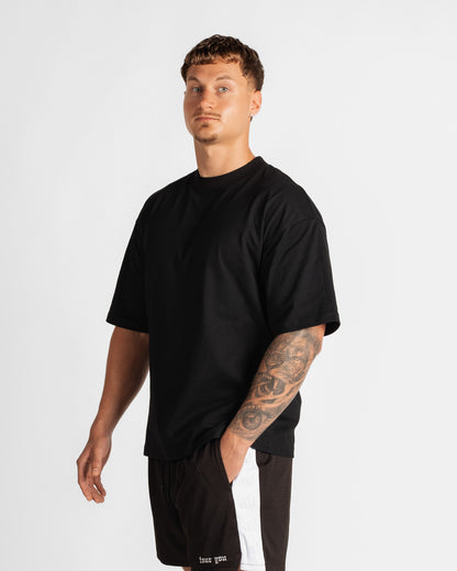 Men's black graphic tee back — 4U Activewear Four You 